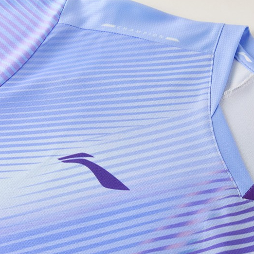 Áo sơ mi thể thao khô nhanh Li Ning, áo sơ mi ngắn tay tập luyện thi đấu nam và nữ