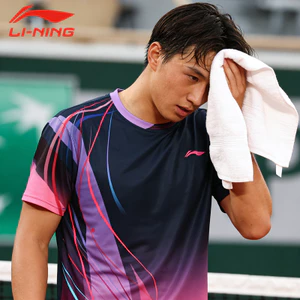 Bộ đồ tập luyện thi đấu bóng bàn Li Ning tay ngắn, khô nhanh