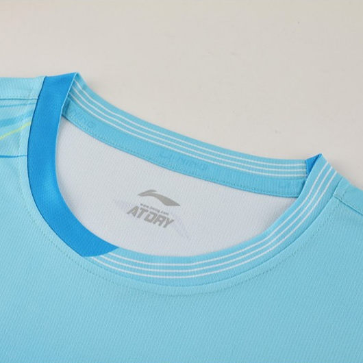 Bộ đồ tập luyện thi đấu bóng bàn Li Ning tay ngắn, khô nhanh