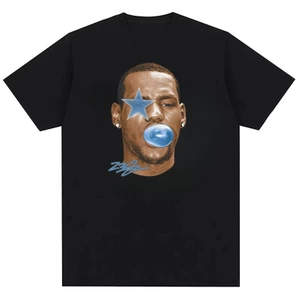 Áo thun cotton nguyên chất hàng ngày của ngôi sao bóng rổ LeBron James Mỹ