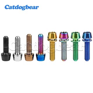Bu lông titan Catdogbear M5x16 / 18 / 20mm có vòng đệm Thích hợp cho thân xe đạp