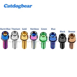 Bu lông titan Catdogbear M5x16 / 18 / 20mm có vòng đệm Thích hợp cho thân xe đạp