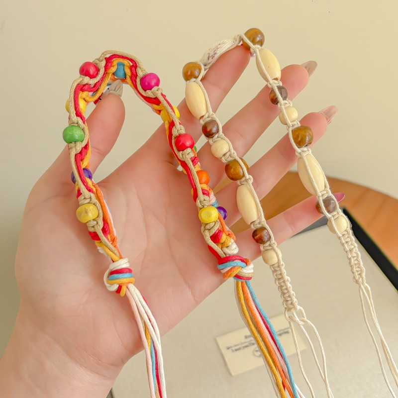 Phong Cách Bohemian Tay Dệt Thắt Lưng Nữ Phong Cách Dân Tộc Thắt Lưng Phụ Kiện Retro Đầm Hẹp Eo Thời Trang Phụ Kiện Eo