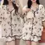 Bộ đồ ngủ mùa hè mỏng mát – Áo ngắn tay + quần short, chất liệu cao cấp, bán chạy nhất. Phong cách ngọt ngào, dễ thương. Đồ mặc nhà cho nàng yêu thích sự tinh tế.
