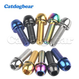 Catdogbear Bu lông M6x16 đến 20 mm nửa đầu tròn, có vòng đệm, dùng để sửa phanh xe đạp