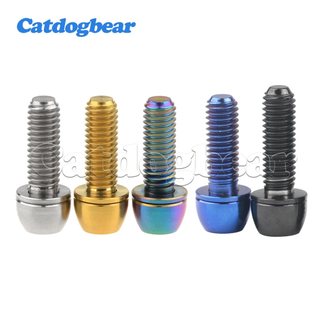 Catdogbear Bu lông M6x16 đến 20 mm nửa đầu tròn, có vòng đệm, dùng để sửa phanh xe đạp