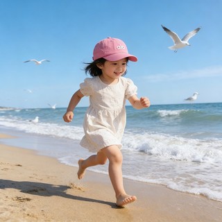 Mũ thể thao trẻ em thoáng khí cho bé trai và bé gái Mũ bóng chày có chữ cái Logo Họa tiết Thích hợp cho bé 2-7 tuổi Phong cách cha mẹ và con cái