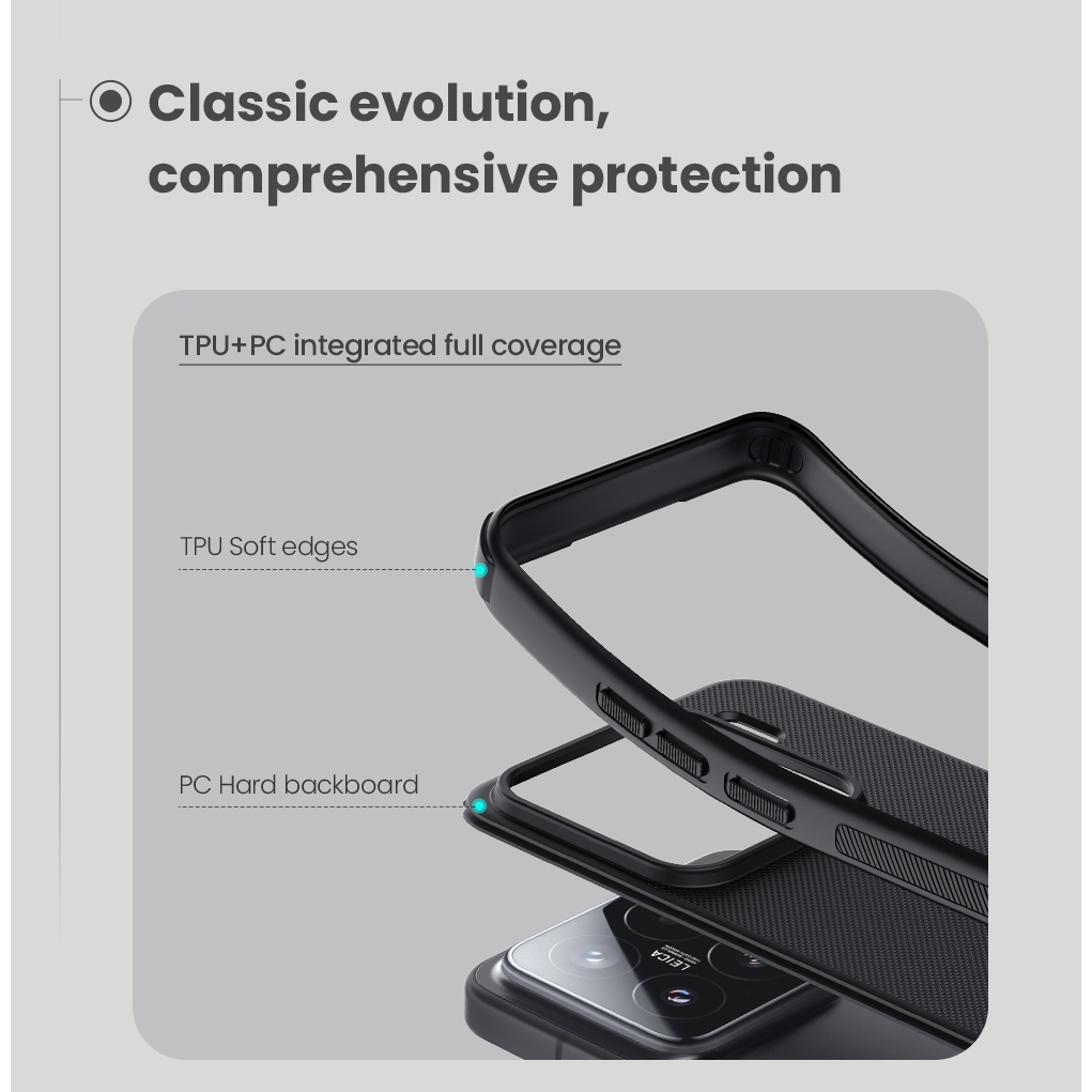 Nillkin Cho Xiaomi 15 Pro / 15S ProFrosted Shield Pro Từ Tính Mờ Nhựa Cứng Ốp lưng Vỏ Bảo Vệ