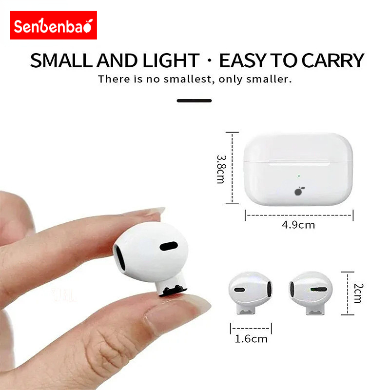 Tai nghe Pro5S TWS 9D, Tai nghe Bluetooth 5.4 chống ồn không dây, Tai nghe điều khiển bằng cảm ứng nhỏ gọn