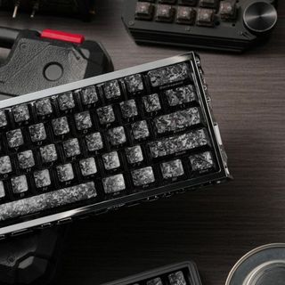 Keycaps họa tiết sợi Carbon PC Cherry Profile Keycap Custom Keycaps Tương thích với công tắc Cherry Gateron MX