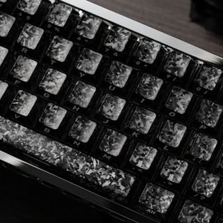 Keycaps họa tiết sợi Carbon PC Cherry Profile Keycap Custom Keycaps Tương thích với công tắc Cherry Gateron MX