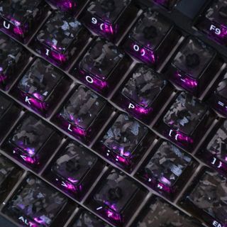 Keycaps họa tiết sợi Carbon PC Cherry Profile Keycap Custom Keycaps Tương thích với công tắc Cherry Gateron MX