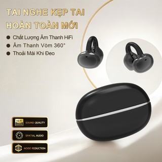 Tai nghe Bluetooth kẹp tai KY88 Thiết kế cầu chữ C, Công nghệ nghe mở (Open-ear), Tự động nhận diện tai trái/phải, Âm thanh Stereo chuẩn HiFi, Điều khiển cảm ứng, Chống nước IPX5, Bluetooth 5.4.