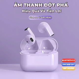 Tai Nghe PRO5S [2 Quà tặng] 1 Nhãn dán hoạt hình+1 Bao tay chơi game, Âm thanh nổi mức HiFi, Micrô tích hợp, Chống nước iPX5, Điều khiển cảm ứng,