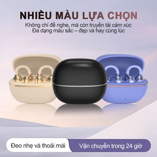 KY66-AI Tai Nghe Kẹp Tai, Tai nghe AI dịch đồng thời, Có thể dịch được 133 ngôn ngữ, Dịch trực tiếp khi video call, Thiết kế cầu chữ C, Công nghệ nghe hở tai, Tự động nhận dạng trái-phải, Đàm thoại HD và âm bass tuyệt hảo [AI miễn phí trọn đời]