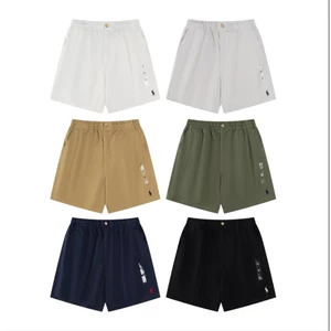 Quần short nam cổ điển có Logo nhỏ thêu - Có sẵn màu xanh hải quân, xanh ô liu, trắng, xám, kaki & đen