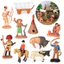 Wild West Set Mô Phỏng Trưởng Chiến Binh Bò Lều Trẻ Em Hình Trang Trí Cảnh Phụ Kiện