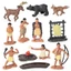 Wild West Set Mô Phỏng Trưởng Chiến Binh Bò Lều Trẻ Em Hình Trang Trí Cảnh Phụ Kiện