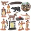 Wild West Set Mô Phỏng Trưởng Chiến Binh Bò Lều Trẻ Em Hình Trang Trí Cảnh Phụ Kiện