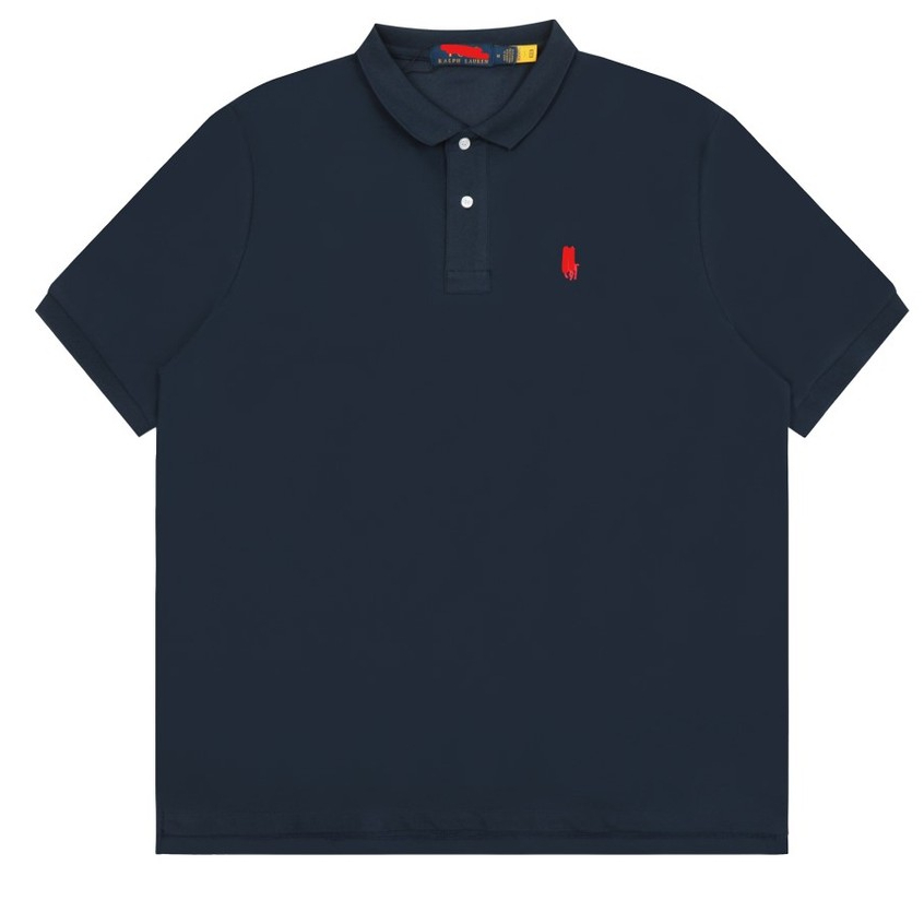 Áo sơ mi Polo Unisex Logo nhỏ cổ điển, Trang phục hàng ngày & công sở, Vải Cotton Piqué nhập khẩu 12 màu