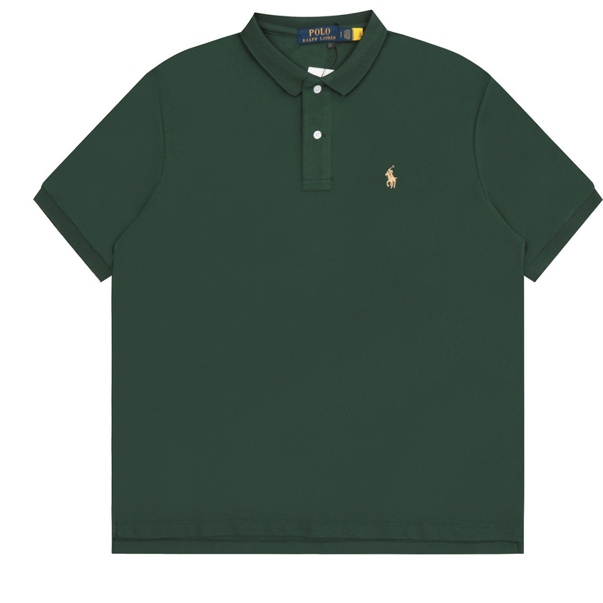Áo sơ mi Polo Unisex Logo nhỏ cổ điển, Trang phục hàng ngày & công sở, Vải Cotton Piqué nhập khẩu 12 màu