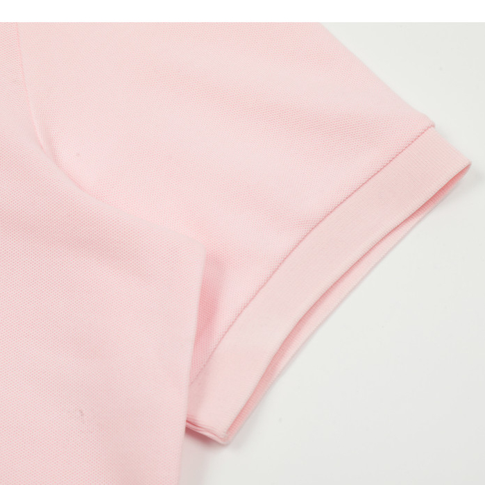 Áo sơ mi Polo Unisex Logo nhỏ cổ điển, Trang phục hàng ngày & công sở, Vải Cotton Piqué nhập khẩu 12 màu