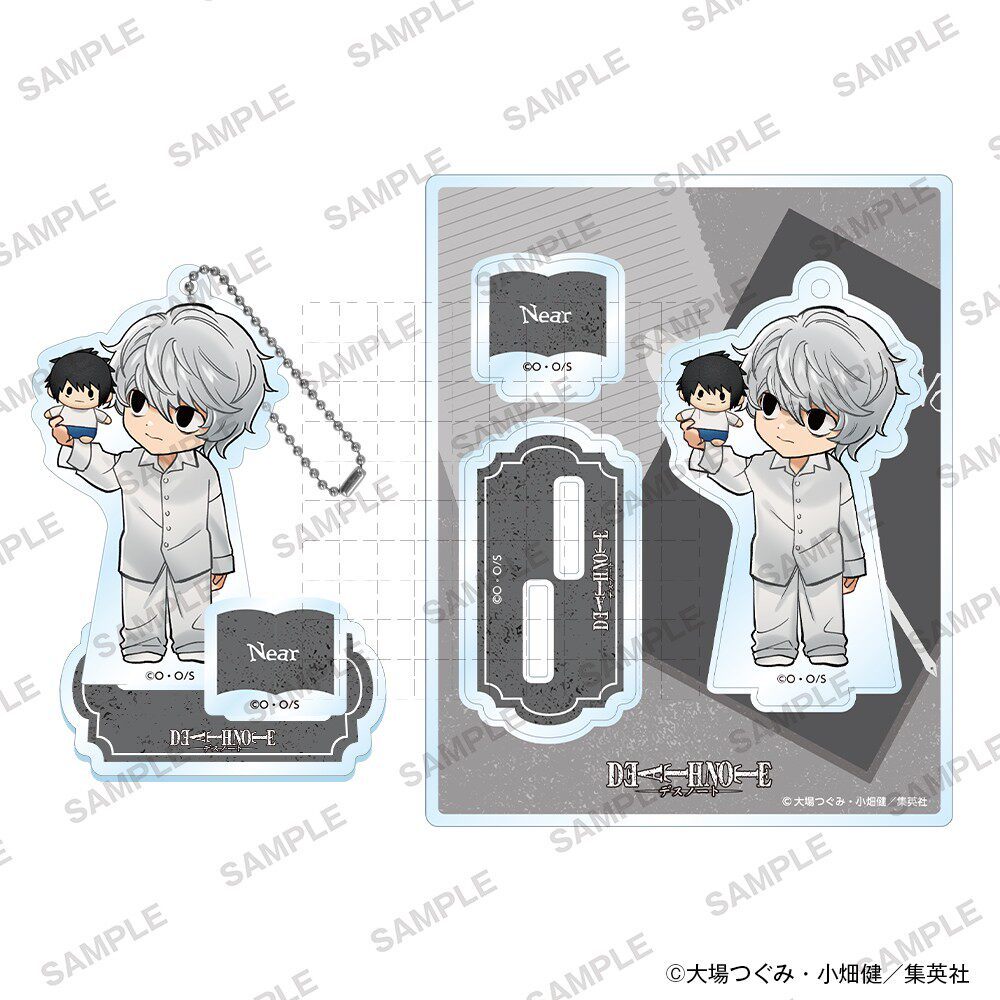 Death Note Q ♧ Chibi Sleeping Face Acrylic Stand Hình -Light Yagami, L, Bộ sưu tập nhân vật Mello