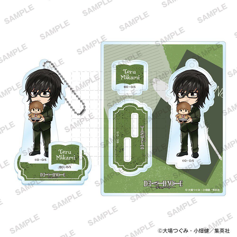 Death Note Q ♧ Chibi Sleeping Face Acrylic Stand Hình -Light Yagami, L, Bộ sưu tập nhân vật Mello