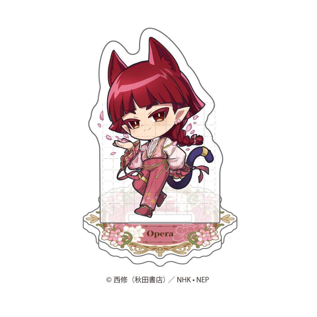 Chào mừng bạn đến với trường quỷ! Iruma-kun Sakura Ver.Acrylic Stand Hình Bộ sưu tập trưng bày bàn nhân vật