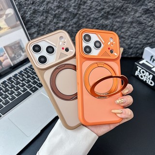 Ốp điện thoại xoay từ tính hai tông màu cảm giác da chữ B 360 thích hợp cho iPhone 11 12 13 14 15 16 17 Pro Max bao gồm tất cả vỏ silicon chống rơi