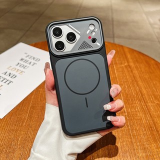 Ya Dun Skin Sensation Dual Color B-Circle Ốp Điện Thoại Từ Tính Thích Hợp Cho iPhone 11 12 13 14 15 16 17 Pro Max Matte Chống Vân Tay Full Pack Vỏ Silicon Chống Rơi