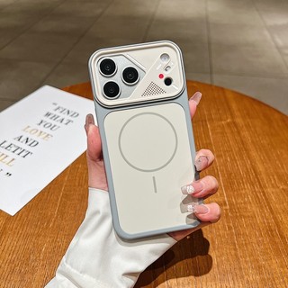 Ya Dun Skin Sensation Dual Color B-Circle Ốp Điện Thoại Từ Tính Thích Hợp Cho iPhone 11 12 13 14 15 16 17 Pro Max Matte Chống Vân Tay Full Pack Vỏ Silicon Chống Rơi