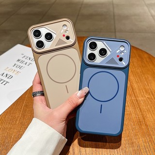 Ya Dun Skin Sensation Dual Color B-Circle Ốp Điện Thoại Từ Tính Thích Hợp Cho iPhone 11 12 13 14 15 16 17 Pro Max Matte Chống Vân Tay Full Pack Vỏ Silicon Chống Rơi