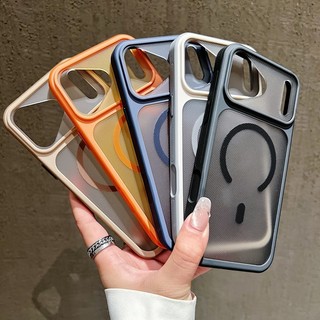 Ốp điện thoại từ tính trong suốt họa tiết kim cương cửa sổ lớn Phantom III phù hợp cho iPhone 12 13 14 15 16 17 Pro Max bao gồm tất cả vỏ silicon chống rơi