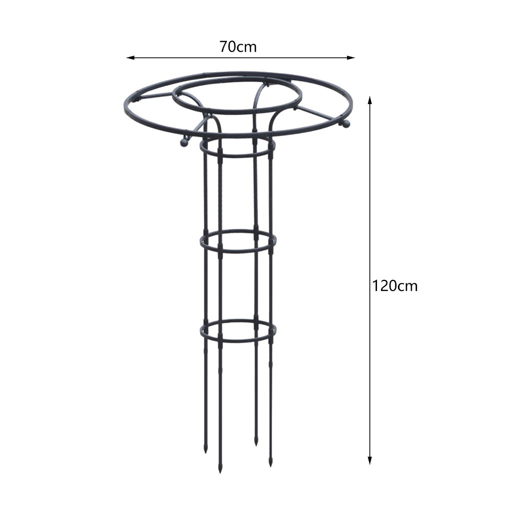 Vườn Obelisk Trellis Ngoài Trời Hoa Hỗ Trợ Lồng Bền Đa Năng