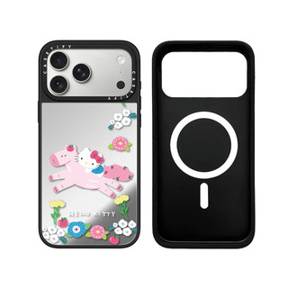 Từ Tính Không Dây Cho iPhone 17 16 15 14 13 Pro Max Plus Sanrio Friends Cạnh Đen Cứng Mặt Sau Gương Bao Khắc Logo