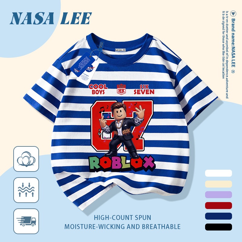 🔥Xu hướng hot 2026🔥 Áo thun trẻ em NASA, họa tiết tổ hợp sáu bảy, 100% cotton, unisex, giao hàng ngay