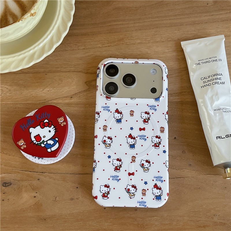 Ốp điện thoại PC materia cho iPhone 17 Pro max 16 Pro max kitty