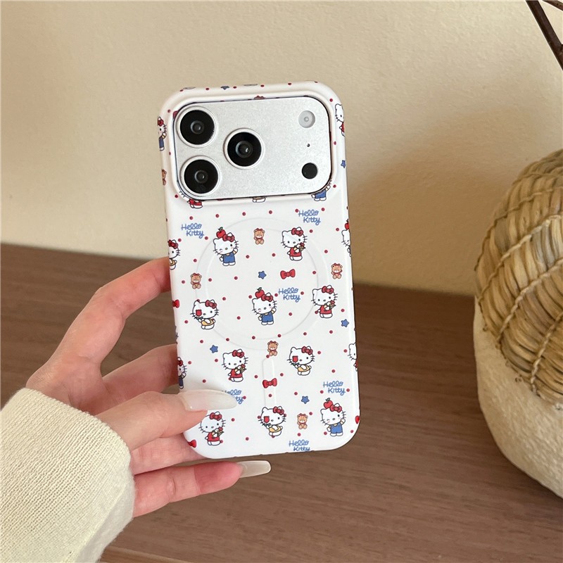 Ốp điện thoại PC materia cho iPhone 17 Pro max 16 Pro max kitty