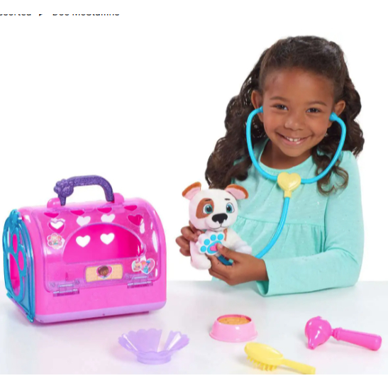 Bộ đồ chơi thú cưng Disney Doc McStuffins trên đường di chuyển của thú cưng [Oliver]