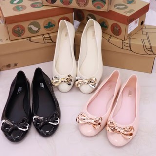 Giày Nữ Brazil Melissa Nơ Miệng Nông Thời Trang Ballet Khiêu Vũ Thạch Giày