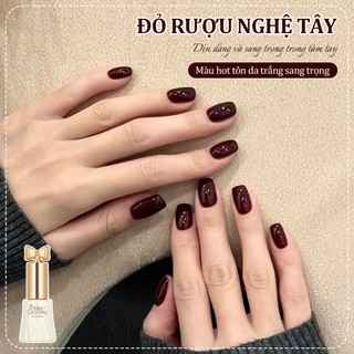 Miss Gooey Saffron Wine Red Nail Polish Gel 2026 Phát hành mới Làm sáng tông màu da Dark Cherry Gel