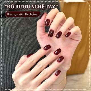 Miss Gooey Saffron Wine Red Nail Polish Gel 2026 Phát hành mới Làm sáng tông màu da Dark Cherry Gel