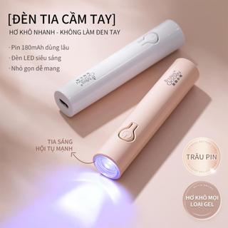 Miss Gooey Đèn cầm tay trị liệu ánh sáng móng nhanh khô, chạy pin, di động