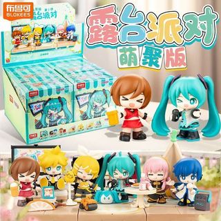 ZW [Chính hãng] Búp bê Pluco Hatsune Miku Phiên bản tập hợp dễ thương Sân thượng Đảng Series Hộp bí ẩn Hợp thời trang Chơi Hình Đồ chơi sưu tập