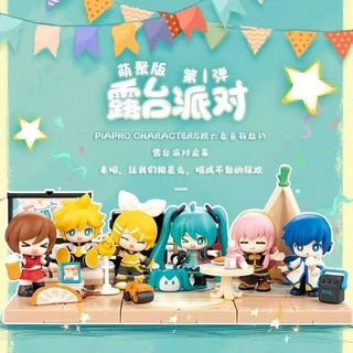 ZW [Chính hãng] Búp bê Pluco Hatsune Miku Phiên bản tập hợp dễ thương Sân thượng Đảng Series Hộp bí ẩn Hợp thời trang Chơi Hình Đồ chơi sưu tập