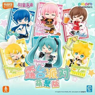 ZW [Chính hãng] Búp bê Pluco Hatsune Miku Phiên bản tập hợp dễ thương Sân thượng Đảng Series Hộp bí ẩn Hợp thời trang Chơi Hình Đồ chơi sưu tập