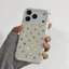 Ốp lưng cứng chấm bi đầy màu sắc tương thích cho iPhone 14 pro max 15 pro max 16 pro max 17 pro max