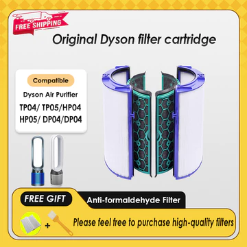 Thay thế Tương thích với dyson TP04, HP04, DP04, TP05, HP05, DP05 Filter Authentic HEPA & Active Carbon Nano Protect Filter Phụ kiện máy lọc không khí