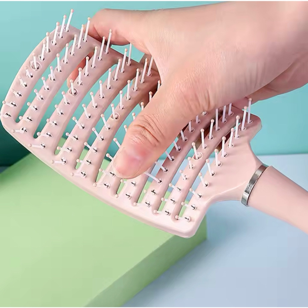 Bàn chải tóc Detangle Bàn chải tóc ướt chuyên nghiệp Lược Massage da đầu Phụ nữ Dụng cụ làm tóc